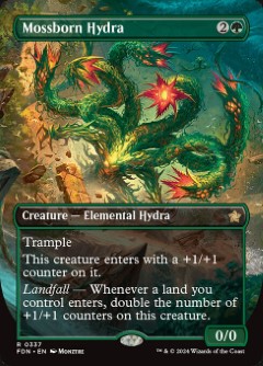 Mossborn Hydra Foundations Alternate Art